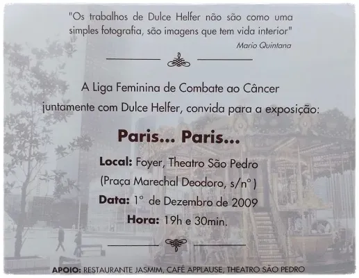 Paris... Paris... — Theatro São Pedro