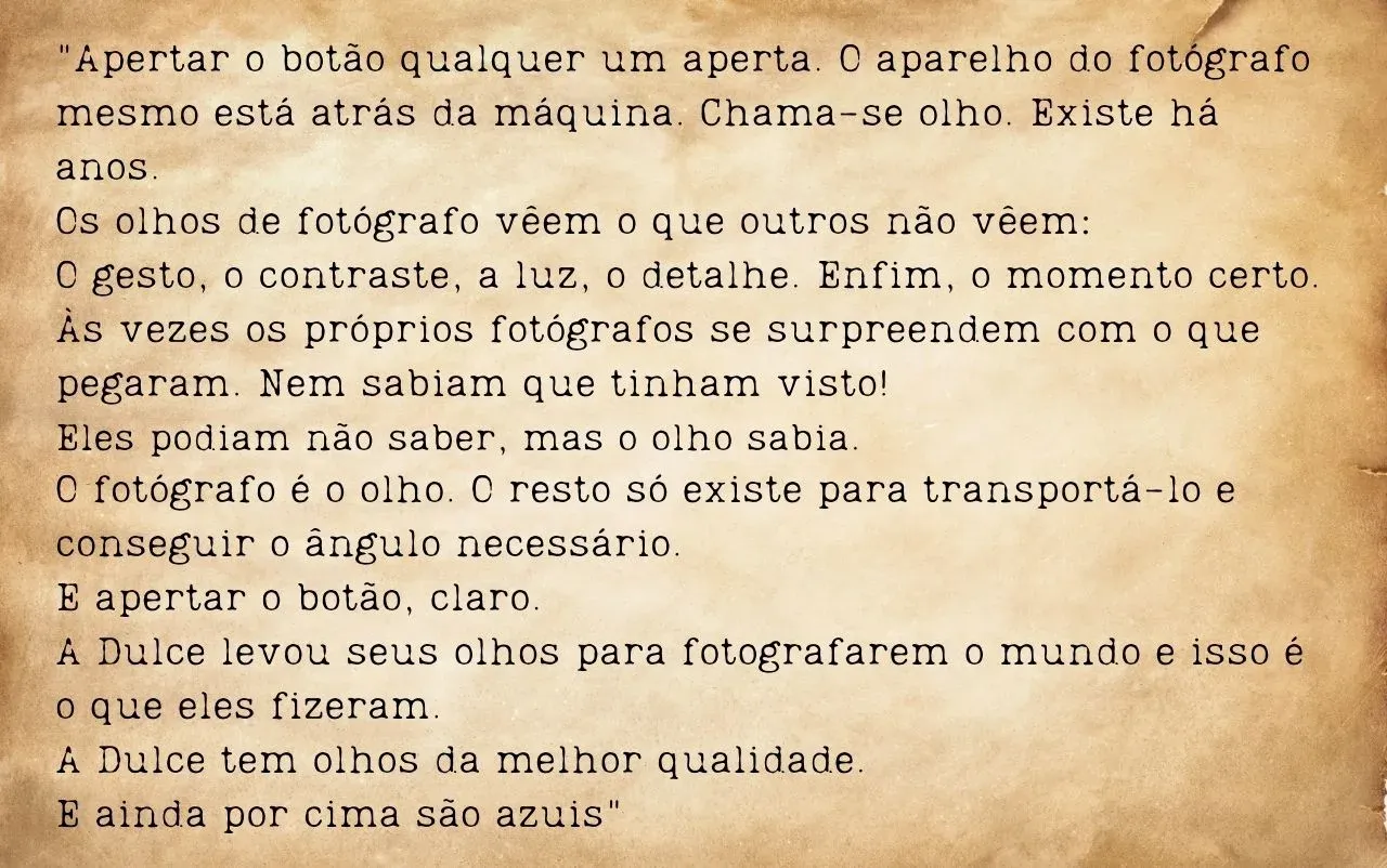 Depoimento de Luis Fernando Verissimo